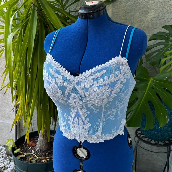 Lace Bridal Corset Top - Picture 1 of 5